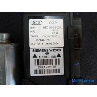 Audi A4 Avant 8EALT B6 Regler hinten rechts