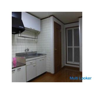 2DK Rental apartment In der Nähe der Akita-Unterführung Nur wenige Gehminuten vom Bahnhof Akita entf