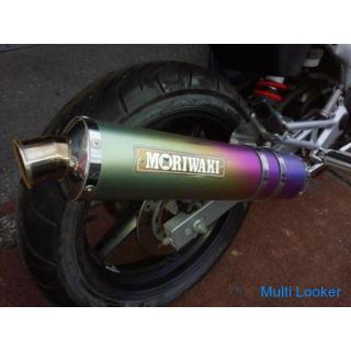 Honda VTR250FI Wassergekühlter 4-Takt V-Twin 250ccm Moriwaki Titanschalldämpfer Schwarz