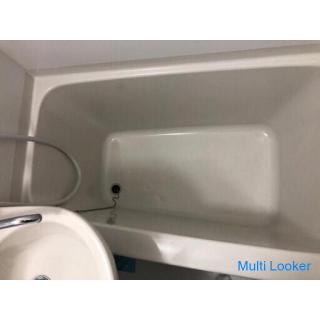 Eigentum mit Möbeln und Geräten. Kitamatsudo Station auf der JR Joban Line. Einzahlungsschlüssel ist