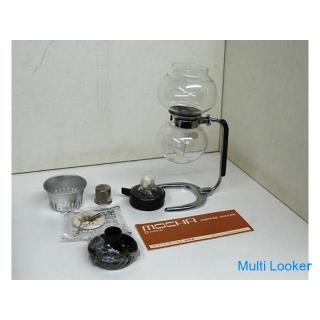 HARIO Kaffeesiphon Mokka für 3 Personen MCA-3 Kaffeemaschine mit Bedienungsanleitung Kaffeealkoholla