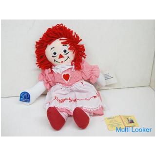 Raggedy Andy 40cm Beifall Red x Pink Plaid Doll