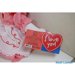 Raggedy Andy 40cm Beifall Red x Pink Plaid Doll