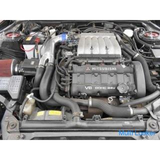 1991 Mitsubishi 3000 GT (GTO) Außenschalldämpfer BLITZ Harmonic Drive Außenaluminium Luftklar Außen 