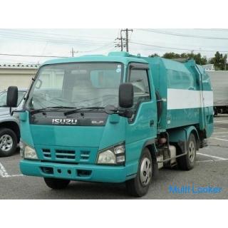 2005 Isuzu Elf 2 Tonnen Müllwagen Rotary Linkshänder Spiegel ASR
