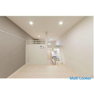 Ein geräumiges Loft mit einem beliebten Sprungboden! Designerwohnung mit anfänglichen Kosten von 50.