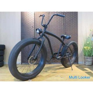 RAINBOW X-treme single speed ​​black fat bike Thick Tire