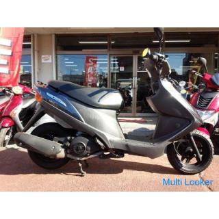 Suzuki Adresse V125G Diebstahlalarm Stromversorgung der Zigarettensteckdose Seitenständer Pistole me