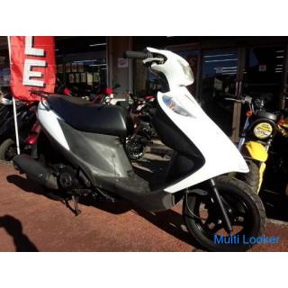 Suzuki Address V125G Diebstahlalarm Zigarre Sockel Netzteil Seitenständer Weiß