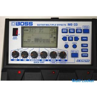 BOSS ME-33 Gitarren-Multi-Effekte