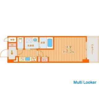 Schließe Ost, West, Nord und Süd ab! 5 Minuten zu Fuß vom Bahnhof Namba entfernt! Perfekt 1K 10 Jahr