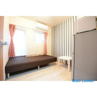 [In der Nähe des Bahnhofs] Garantiegeber nicht erforderlich. [Schalldicht] Privatzimmer mit Möbeln /