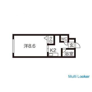 Hokkaido University Property Einführung für Studenten 1K Kita-ku, Sapporo 1K