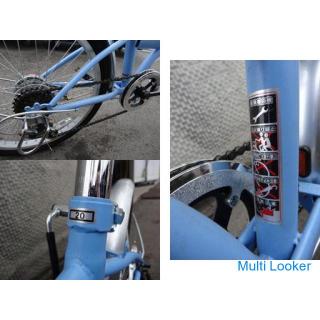 ◆ Klappfahrrad ◆ Blue Point Shimano 6-Gang 20 Zoll Radsport Pendler verwendet