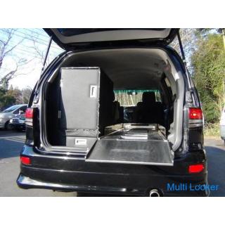 Seltenes Auto! Schwarz! Estima 4WD ★ Schläfer! Leichenwagen! Krankentransportauto! Wer zuerst kommt,