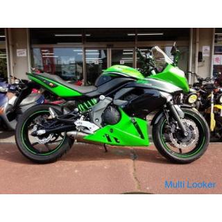 Ninja 400R Wassergekühltes 4-Takt-2-Zylinder-FI-Fahrzeug mit ETC mit Griffheizung hellgrün und schwa