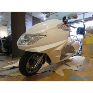 YAMAHA MAXAM BA-SG17J großer Roller Weiß 5802 km!