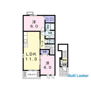 Kreditkartenzahlung möglich ♪ Einführung eines 2LDK-Zimmers in der Stadt Narita mit einer Kaution vo