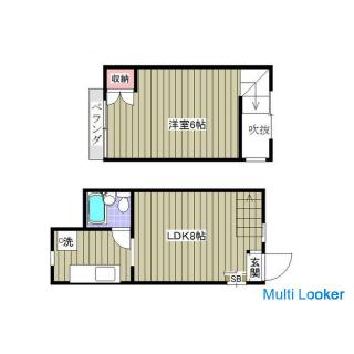 JR Takasaki Line Miyahara Station 15 Gehminuten vom LDK entfernt Einführung eines Maisonette-Zimmers