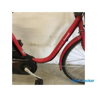 Elektrofahrrad Mama Chari Panasonic Bibi DXSD Roter Ingwer 26 Zoll 8,9 Ah Neue Reifen herum!
