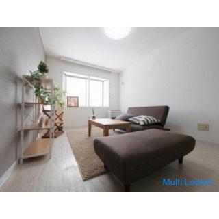 Schlüsselgeld ohne Einzahlung ♪ Komplette Anfangskosten 0 Yen! 6 Minuten mit der U-Bahn! Renoviert!