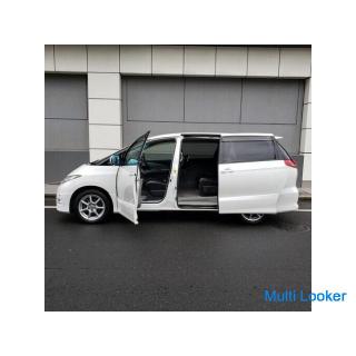 Toyota Estima 2.4 Aeras 76.000 km echte HDD-Navigation & Rücksitzmonitor & Rückfahrkamera li