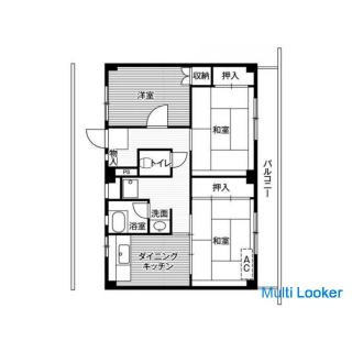 [Anfangskosten billiges Eigentum] Kaution, Schlüsselgeld und Bearbeitungsgebühr sind 0 Yen!