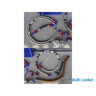 Außerhalb BNR32 Skyline GT-R GTR RB26DETT Ölkühler-Bewegungssatz Kern 13-stufiger Netzschlauch Ölblo