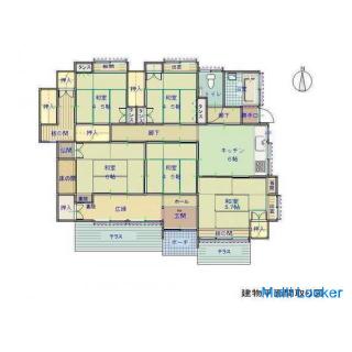 Präfektur Kagoshima Stadt Minamikyushu Ōimachi Beppu [Verkaufshaus] Flaches Holzhaus 5DK + breiter R