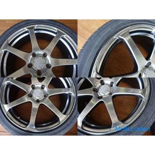 Yokohama AVS Modell F7 Schmiederad 18 Zoll 7.5J +50 PCD114.3 5 Löcher 4 Stck