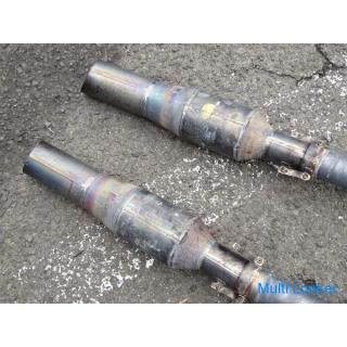 Einmalige GRB Impreza WRX STI EJ20 Straight Titanium Schalldämpfer Wettkampf Rennen GVB VAB Umleitun