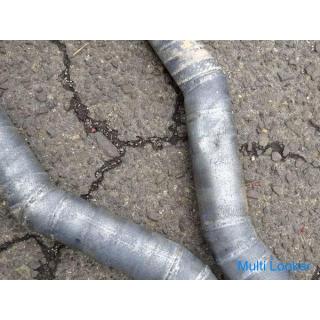 Einmalige GRB Impreza WRX STI EJ20 Straight Titanium Schalldämpfer Wettkampf Rennen GVB VAB Umleitun