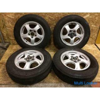 [BS DUELER H / L 175 / 80R15] Sommer 4 Stück [Mitsubishi Original Pajero Mini Snoopy Edition 15 Zoll