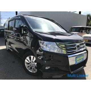 2011 Step Wagon Spada! Niedrig laufende 60.000 km ♪ Beidseitiger Stromausfall ♪ Smart Key ♪ Navigati