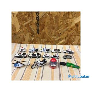 Polizeiwagen weißes Motorrad 14-teiliges Set