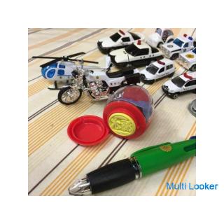 Polizeiwagen weißes Motorrad 14-teiliges Set