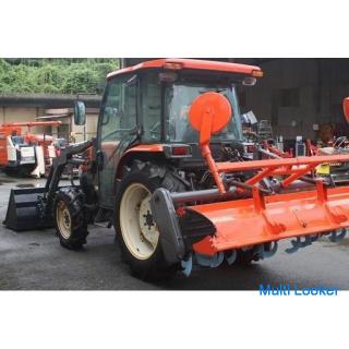 KUBOTA Traktor KL385 38 PS Frontlader Hochgeschwindigkeits-Kabinenklimaanlage automatische horizonta
