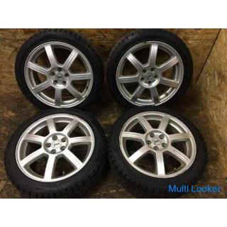 [DUNLOP WINTER MAXX WM01 215 / 45R17] 4 stollenlos [SUBARU original 17 Zoll 7J5HPCD100 + 55] Bali Gr