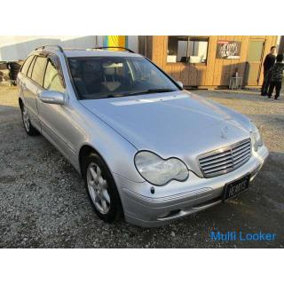 Mercedes-Benz C-Klasse Wagon C240 4matic 4WD Sitzheizung für Linkslenker mit elektrischem Sitz (Silb