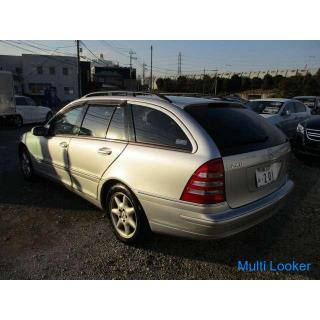 Mercedes-Benz C-Klasse Wagon C240 4matic 4WD Sitzheizung für Linkslenker mit elektrischem Sitz (Silb