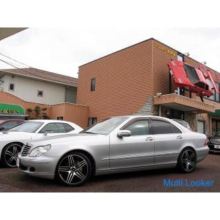 Mercedes-Benz S Klasse S500 spätes Modell schwarzes Leder 19 Aluminium (Brilliant Silver)