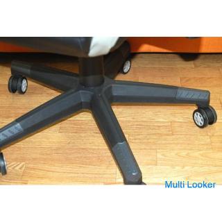 Gaming Chair MD Racing Schwarz / Grau Liegende stufenlose Einstellung