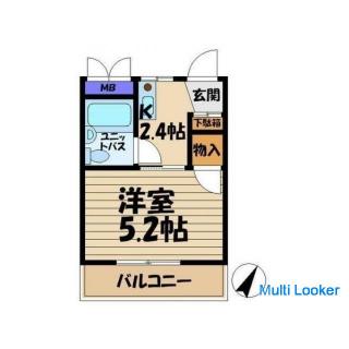 [Anfangspreis] Anfangskosten 30.000 Yen! !! Eine Wohnung in der Nähe des Bahnhofs, 9 Minuten von Kon