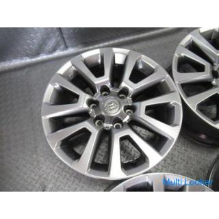Toyota original 150er Serie Prado Medium 18 Zoll 7.5J +25 PCD139.7 6H 6 Loch Hochglanzrad 4-teiliges