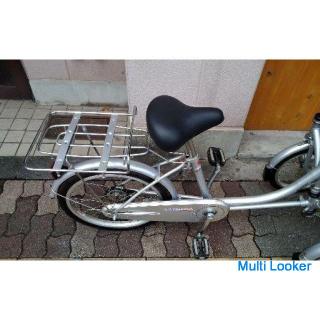 Schöne Ware ☆ BRIDGESTONE Minna [Minna] Dreirad 16 Zoll vorne / 20 Zoll hinten (silber)