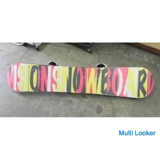 Vision Snowboard 145cm Boardbindung 2-teiliges Set Flat Camber VSB-5011 VISION STREET WEAR