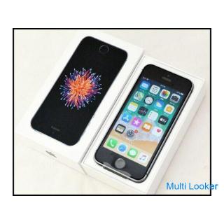 Nicht verwendete SIM-Karte entsperrt iPhoneSE 32 GB Speicherplatz Grau MP822J / A UQ 〇 Beurteilung B