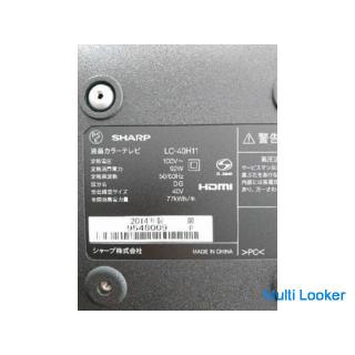 ★ 40-Zoll-LCD-Fernseher Sharp AQUOS [LC-40H11] Hergestellt im Jahr 2014 [3 Monate Garantie]