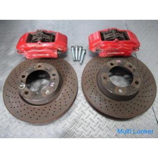 Original brembo PORSCHE 911 996 vorne 4 POT Bremssattelrotor links und rechts eingestellt 20.7066.03