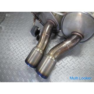 ARQRAY BMW E60 Vorgänger 5er Serie 545i Halb-Titan-Schalldämpfer Titan Heckauslassdurchmesser ca. 76